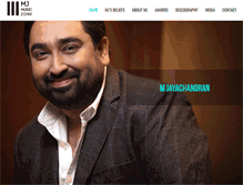 Tablet Screenshot of mjayachandran.com